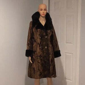 1960s imitation fur coat